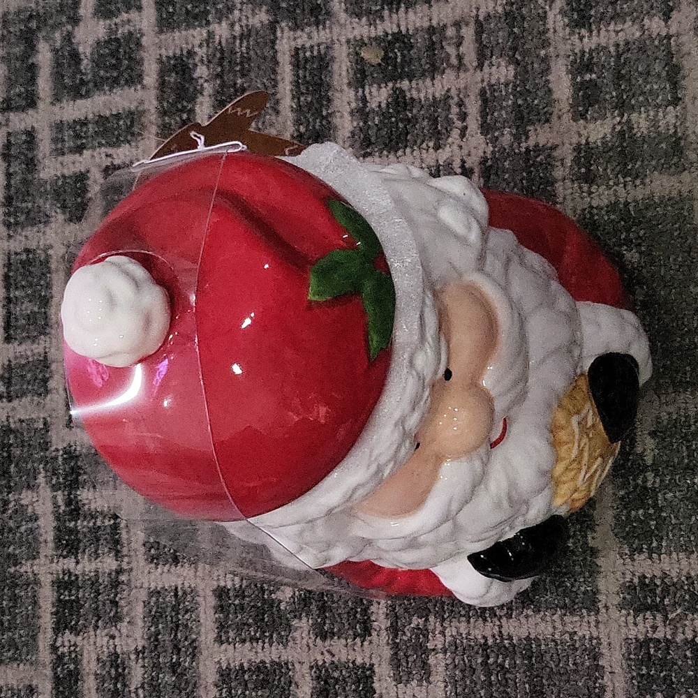 Santa cookie jar